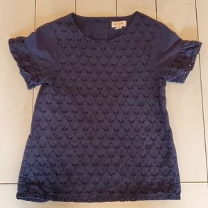 Cat and Jack Eyelet Top